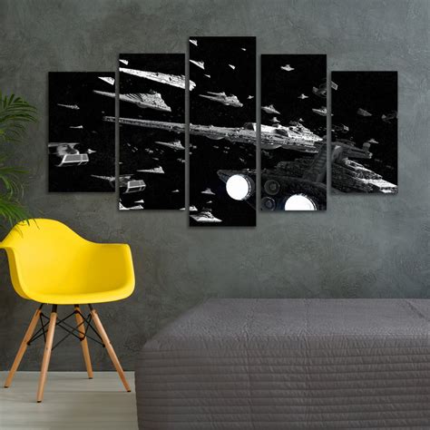 Star Wars 5 Piece Wall Art Canvas Prints (20X30cm,20X40cm,20X50cm)