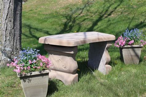 Popular And Unique Concrete Garden Benches | Concrete garden, Concrete garden bench, Garden bench