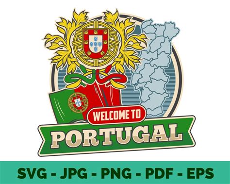 Portugal Clipart / Portugal Crest / Portuguese / Portugal Flag / Lagos ...