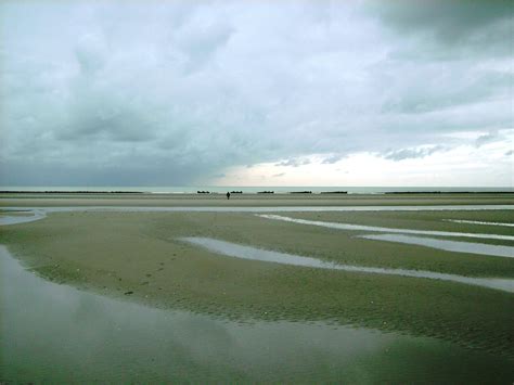 Beach On A Rainy Day Free Stock Photo - Public Domain Pictures