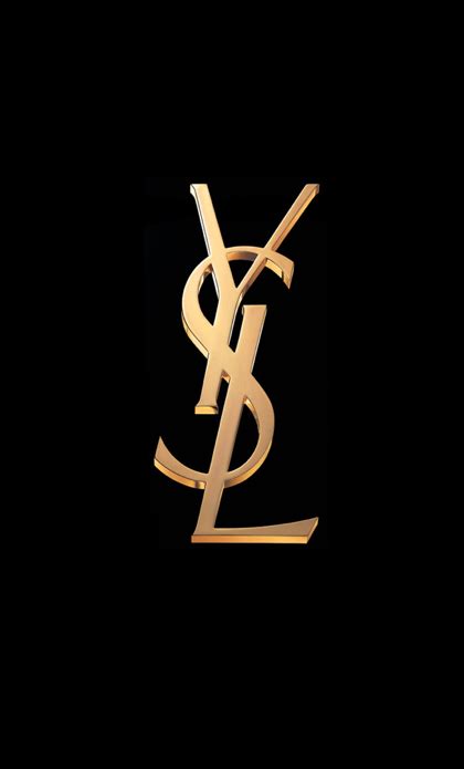 Golden YSL logo | Yves Saint Laurent Logo | Pinterest | Ysl, Wallpaper and Black wallpaper iphone