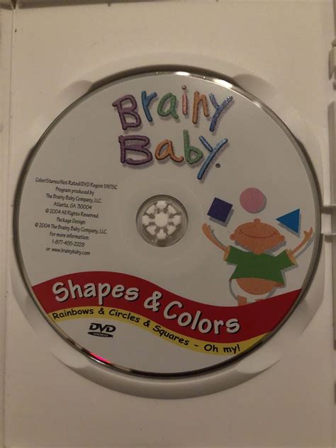 Brainy Baby Shapes & Colors DVD: Rainbows, Circles and Squares Classic Editi... | eBay