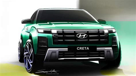 Hyundai Creta Facelift Design Sketches Revealed Ahead Of Official ...