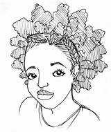Natural Hair Coloring Pages  Dennis Henningers sketch template