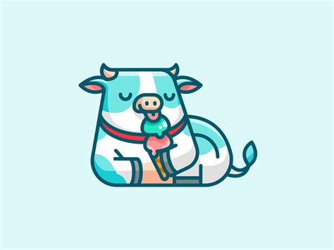 Lazy Cow | Cartoon character design, Cow wallpaper, Character design