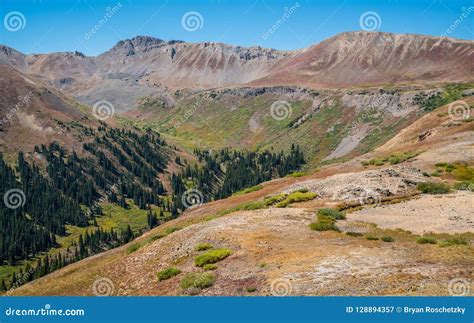 Independence Pass Colorado Mountain View Stock Image - Image of ...