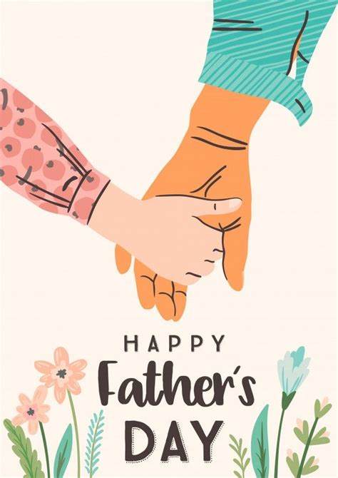 Premium Vector | Happy fathers day. vector illustration. man holds the ...