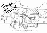 Garbage Truck Coloring Pages Sketch Page sketch template