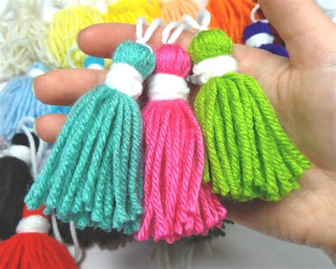 Large Yarn Tassels 3&4 Tassel Yarn Tassels - Etsy