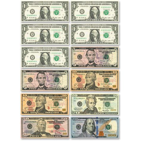 Ashley US Dollar Bill Set Die-cut Magnets, Multicolor, 1 Set (Quantity) - Walmart.com - Walmart.com
