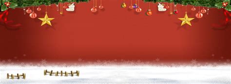 Christmas Warm Festive Banner Background, Fence, Western Festival, Christmas Background Image ...