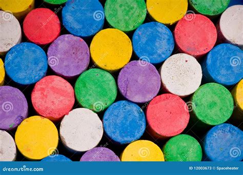 Colorful Pastel Chalk Background Stock Photos - Image: 12003673