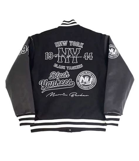 Full Snap 1944 New York Black Yankees Varsity Jacket - Jacket Makers