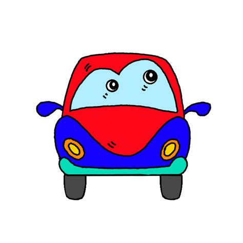 How to Draw a Cartoon Car - Step by Step Easy Drawing Guides - Drawing ...