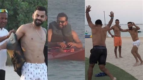 [Watch] Team India hit the shores in Dubai for surfing, volleyball and more after qualifying for ...