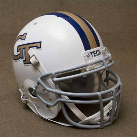 GEORGIA TECH YELLOW JACKETS Schutt Full Size AUTHENTIC Gameday Football Helmet | eBay