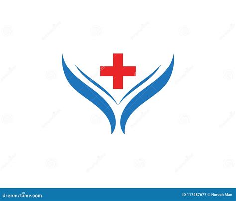 Hospital Logo template stock vector. Illustration of healthy - 117487677