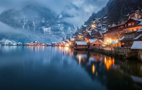 Wallpaper Austria, Hallstatt, Upper Austria images for desktop, section город - download