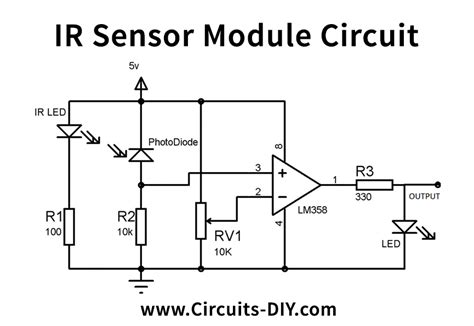 Inactividad entregar Tomar un riesgo infrared sensor circuit diagram Impresionismo fácilmente ...