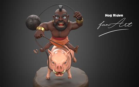 Nirmit Garg - Hog rider Fan art.