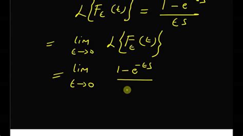 Laplace transform of impulse function - YouTube