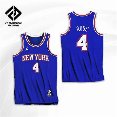 NEW YORK KNICKS DERRICK ROSE FULL SUBLIMATED JERSEY | Shopee Philippines