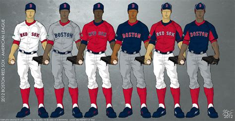 Boston Red Sox 2012 Uniforms by JayJaxon on DeviantArt