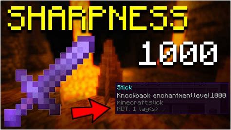 How to enchant a sword with sharpness 1000