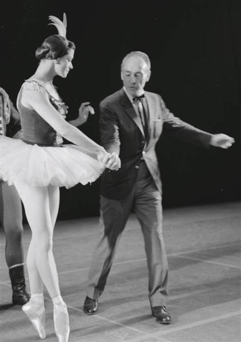 George Balanchine with a Ballerina