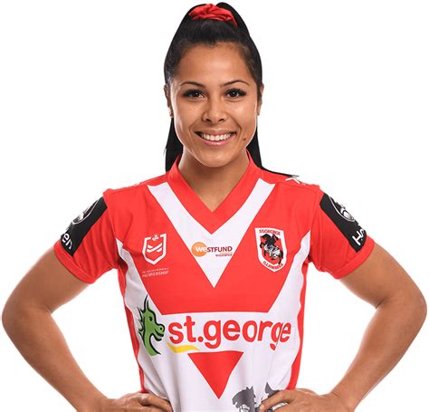 Official NRL Womens Nines profile of Tiana Penitani for St. George ...