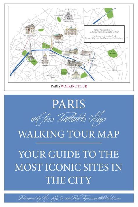 A Paris Walking Tour Map to help you explore Paris - Free to download ...