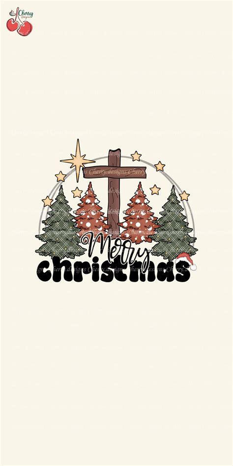 Christian Christmas PNG, Jesus Christmas PNG, Pine Tree PNG