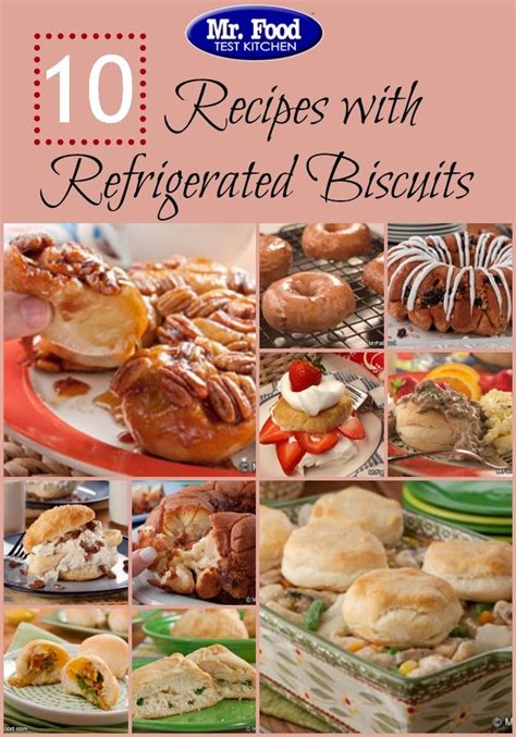 12 Ways with Refrigerated Biscuits | Mr food recipes, Recipes, Amish recipes