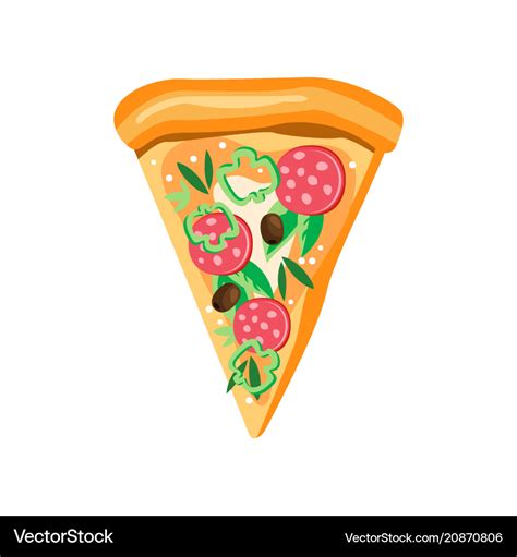 Triangle Shaped Pizza