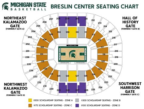 Spartan Stadium Seating Map | Elcho Table