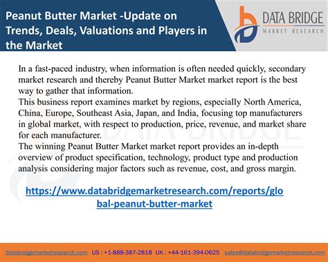 Peanut Butter Market Industry Trends and Forecast to 2029 by Ramaya Ram ...