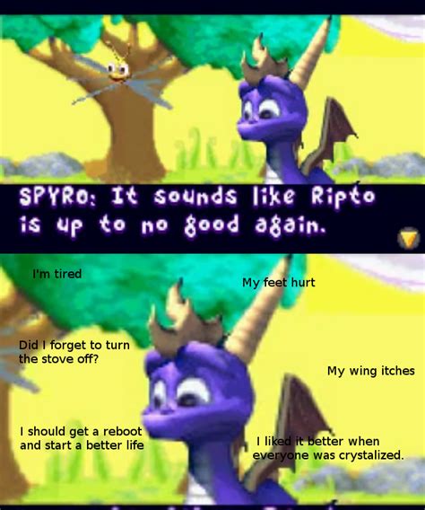 Spyro's Inner Thoughts | Spyro the Dragon | Know Your Meme