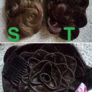 Vintage Human Hair Falls, Cascades, Wiglets. New Old Stock - Etsy