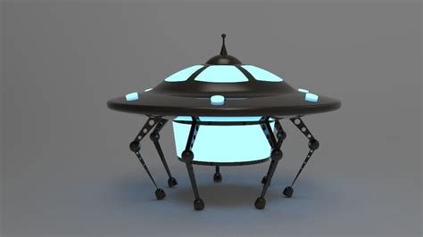 toy ufo 3D model | CGTrader