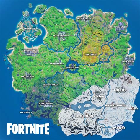 My Chapter 2 Season 5 map concept. (all the map changes in the replies ...