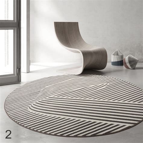 Large Handwoven Cream Rug Round Rug Bedroom Rug Polyester - Etsy