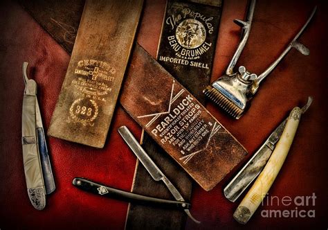 Barber - Barber Tools of the Trade Photograph by Paul Ward - Pixels