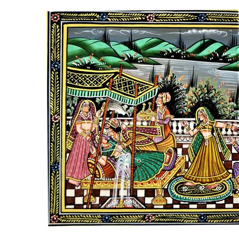 Rajputana Festivity Rajasthani Miniature Painting | AVIVANA