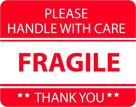 Fragile Handle With Care Printable