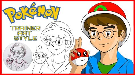 How to Draw Pokemon Style | Draw Yourself as a Pokemon Trainer - YouTube