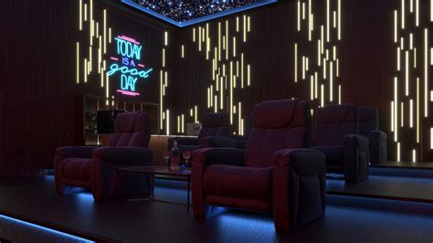 Cosy cinema room :: Behance