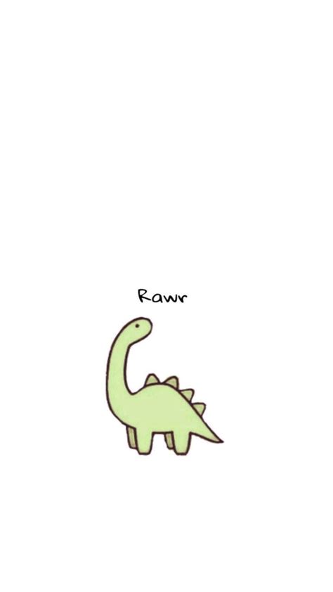 Cute Dinosaur Rawr Background