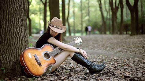 🔥 Free download Wallpapers Girl With Guitar HD Download [1920x1080] for ...