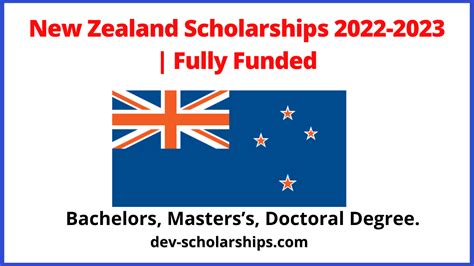 New Zealand Scholarships 2022-2023