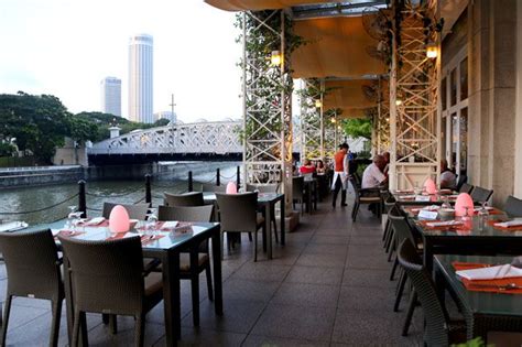 The Fullerton Hotel’s Town Restaurant, has an excellent location within ...